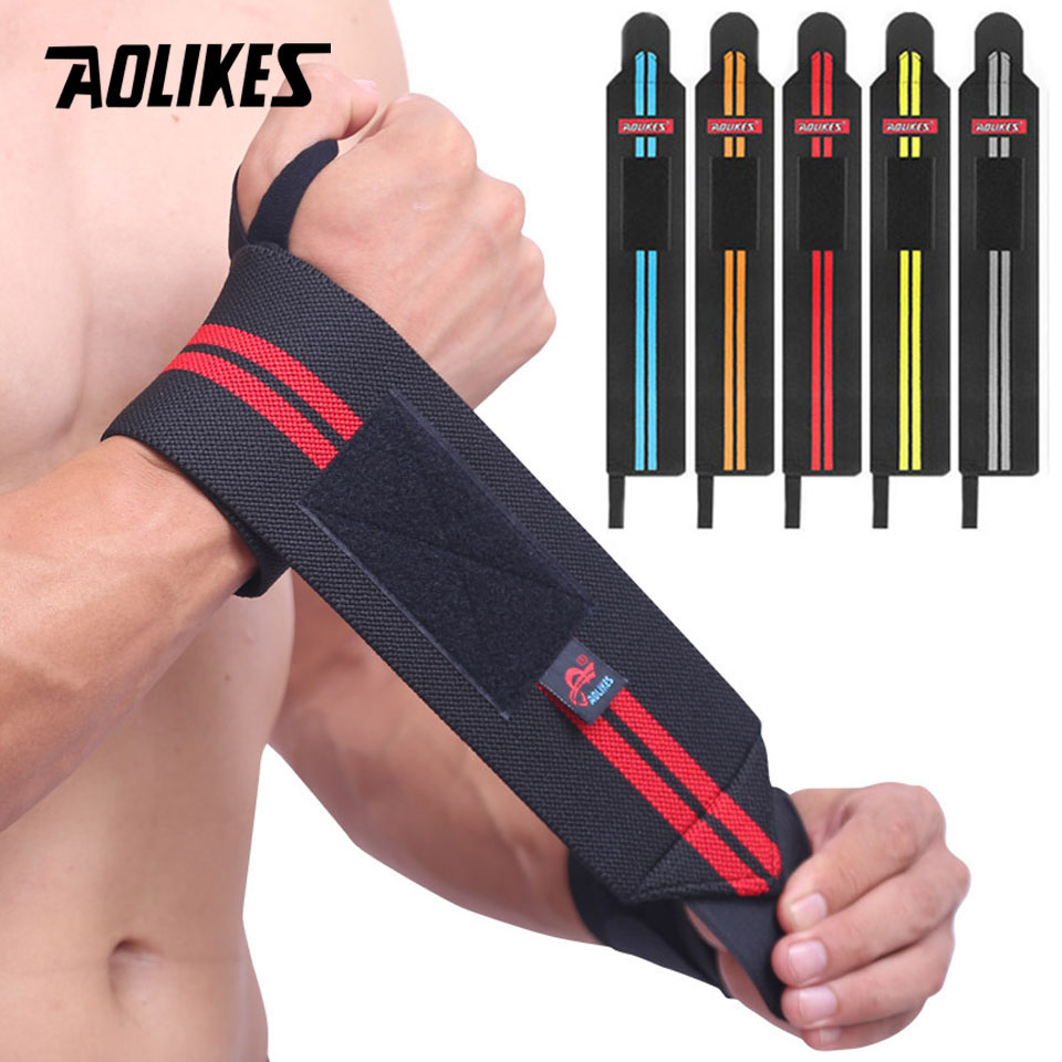Wrist Wraps Weightlifting Support - AOLIKES 1 paire bracelet poignet soutien