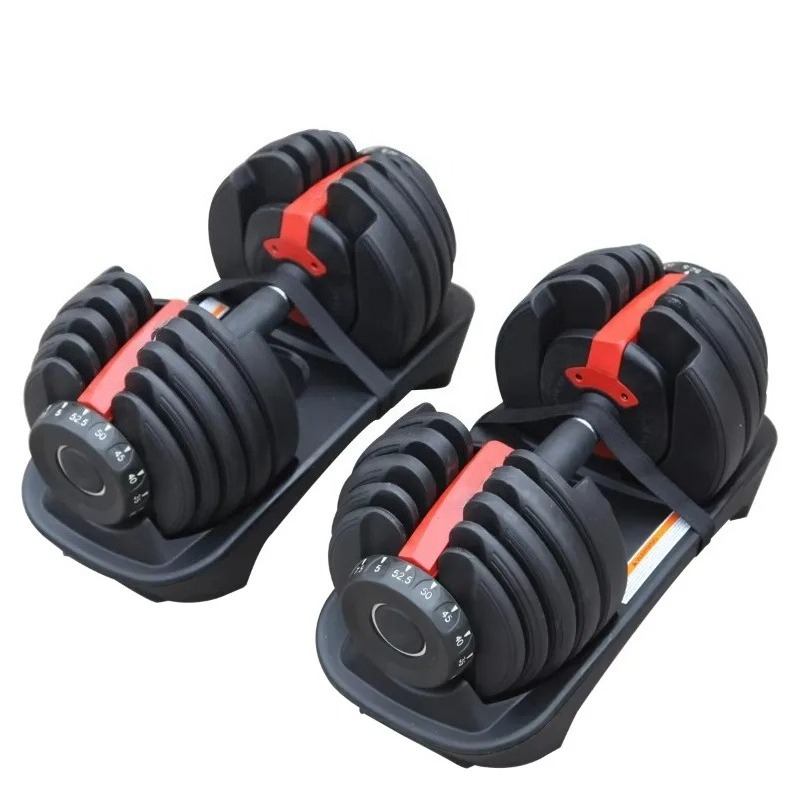 Adjustable Dumbbell Pair 40Kg - Haltères à réglage rapide 24 kg