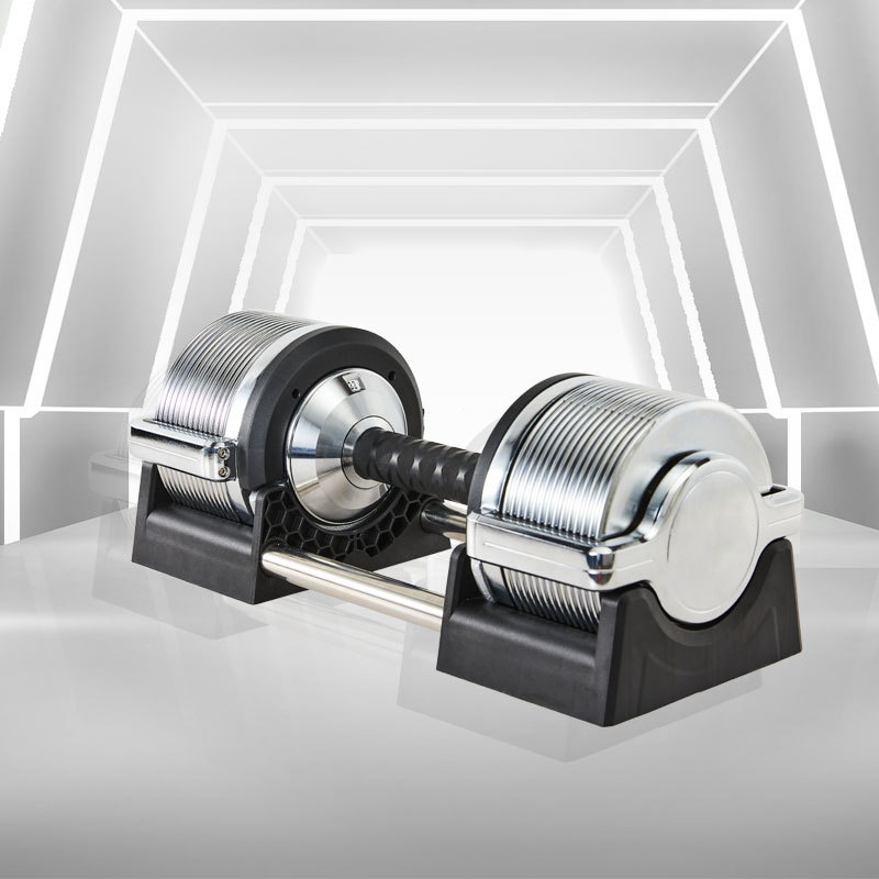 Adjustable Dumbbell Pair 40Kg - Haltère réglable 32KG, affichage du poids