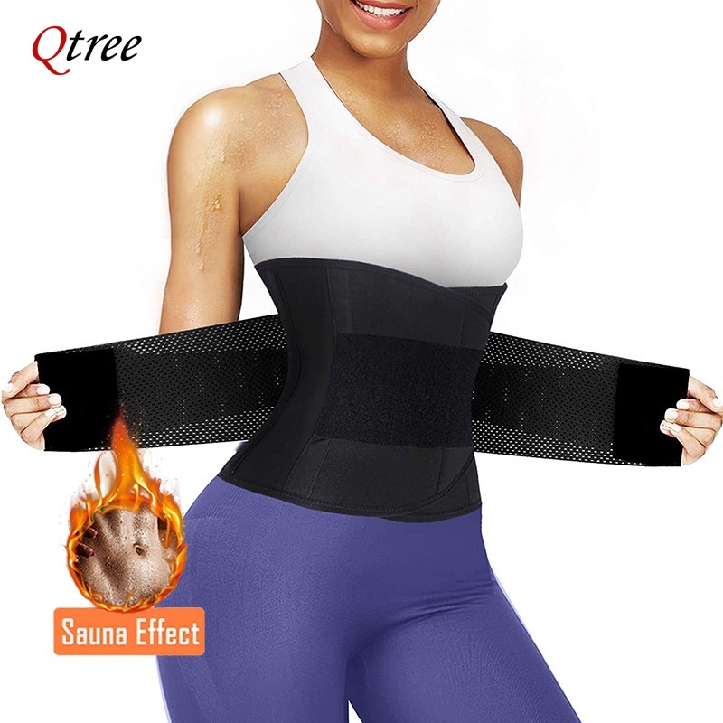 Sweat Waist Trainer Belt Neoprene - Qtree chaud néoprène taille formateur ceinture