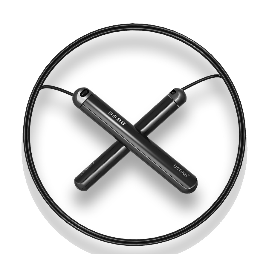 Smart Jump Rope Digital Counter - Corde à sauter numérique sans fil,