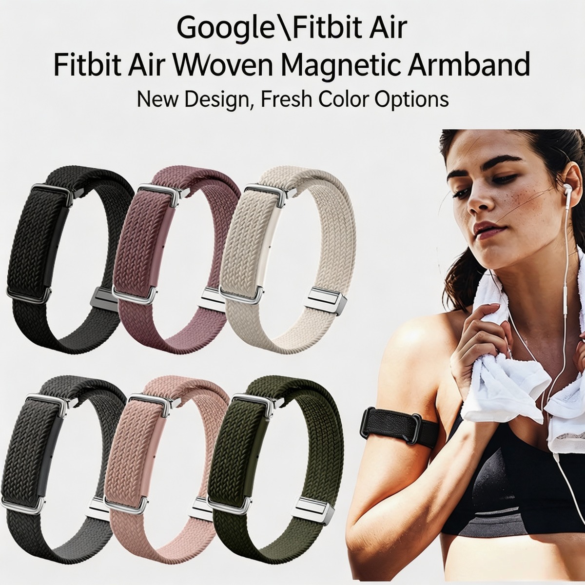 Resistance Bands Set With Handles - Bracelet et brassard en nylon pour