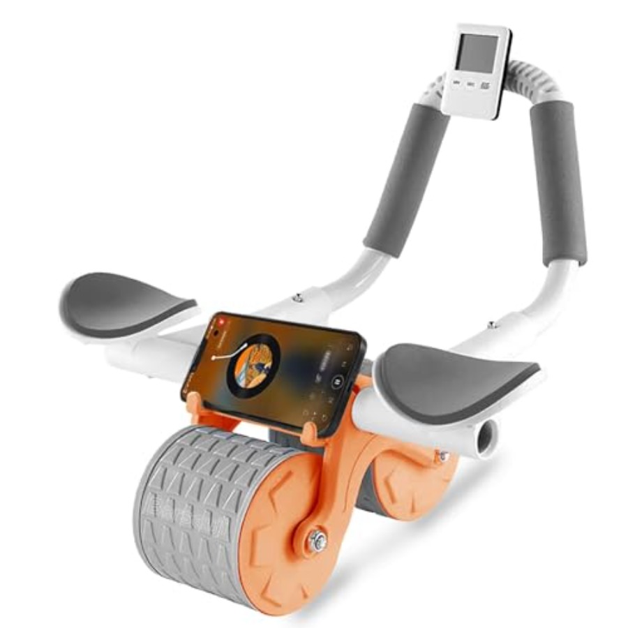 Ab Roller Wheel With Elbow Support - Roue Abdominale Améliorée 2026 avec Tapis