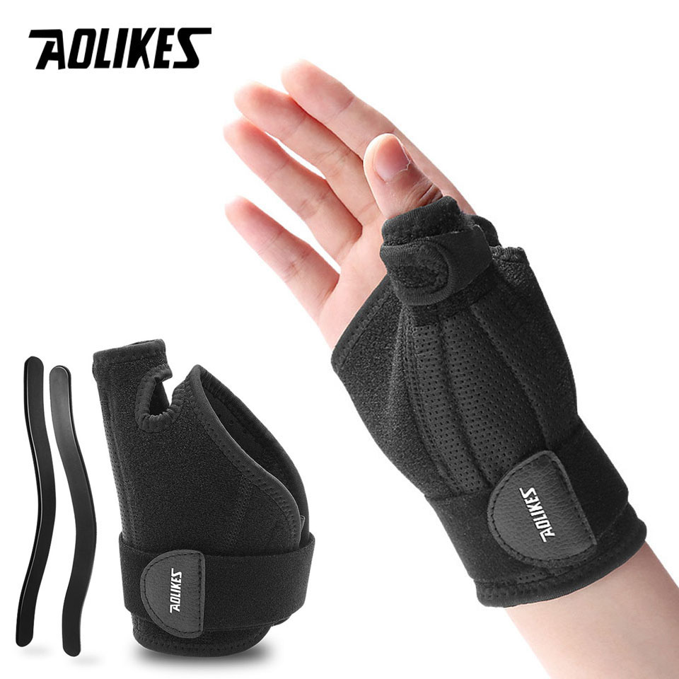 Wrist Wraps Weightlifting Support - AOLIKES-Attelle de soutien pour le poignet,