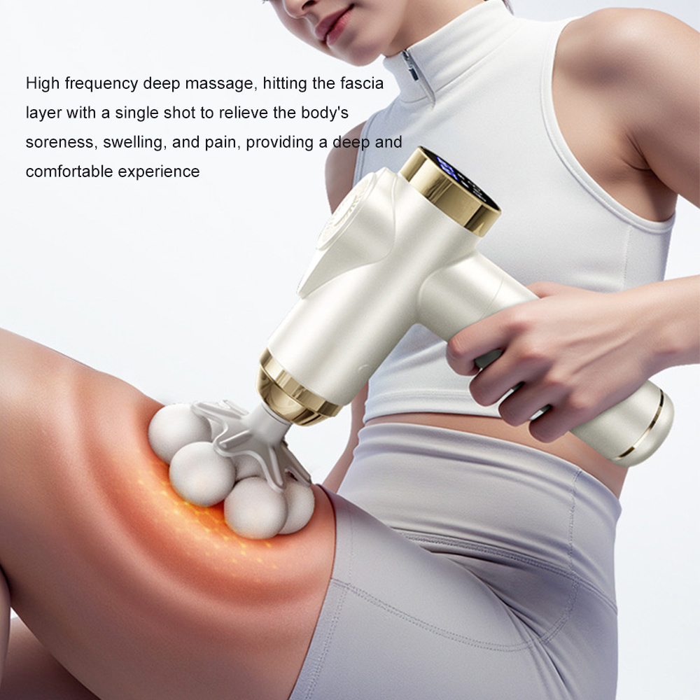 Electric Massage Gun Deep Tissue - Masseur électrique professionnel pour fascias, haute