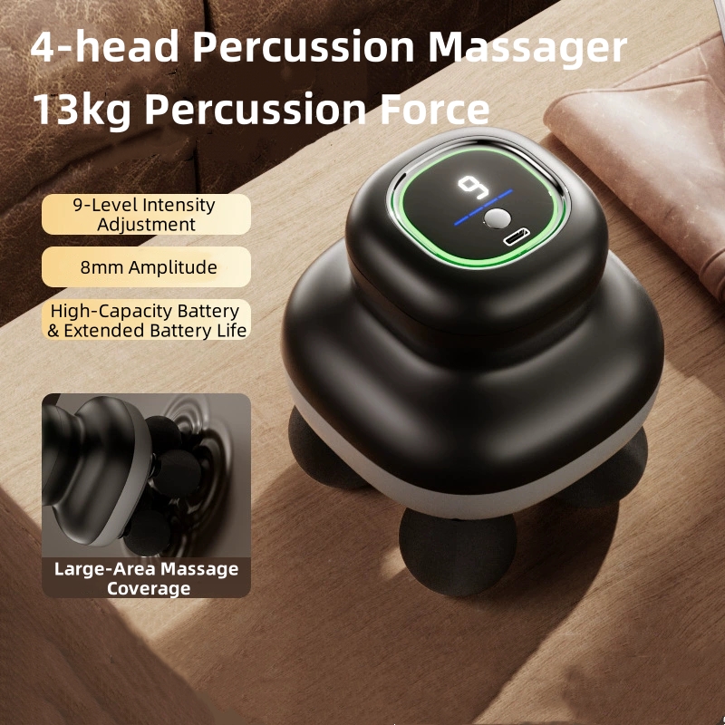 Electric Massage Gun Deep Tissue - Pistolet à Fascia portatif à 4