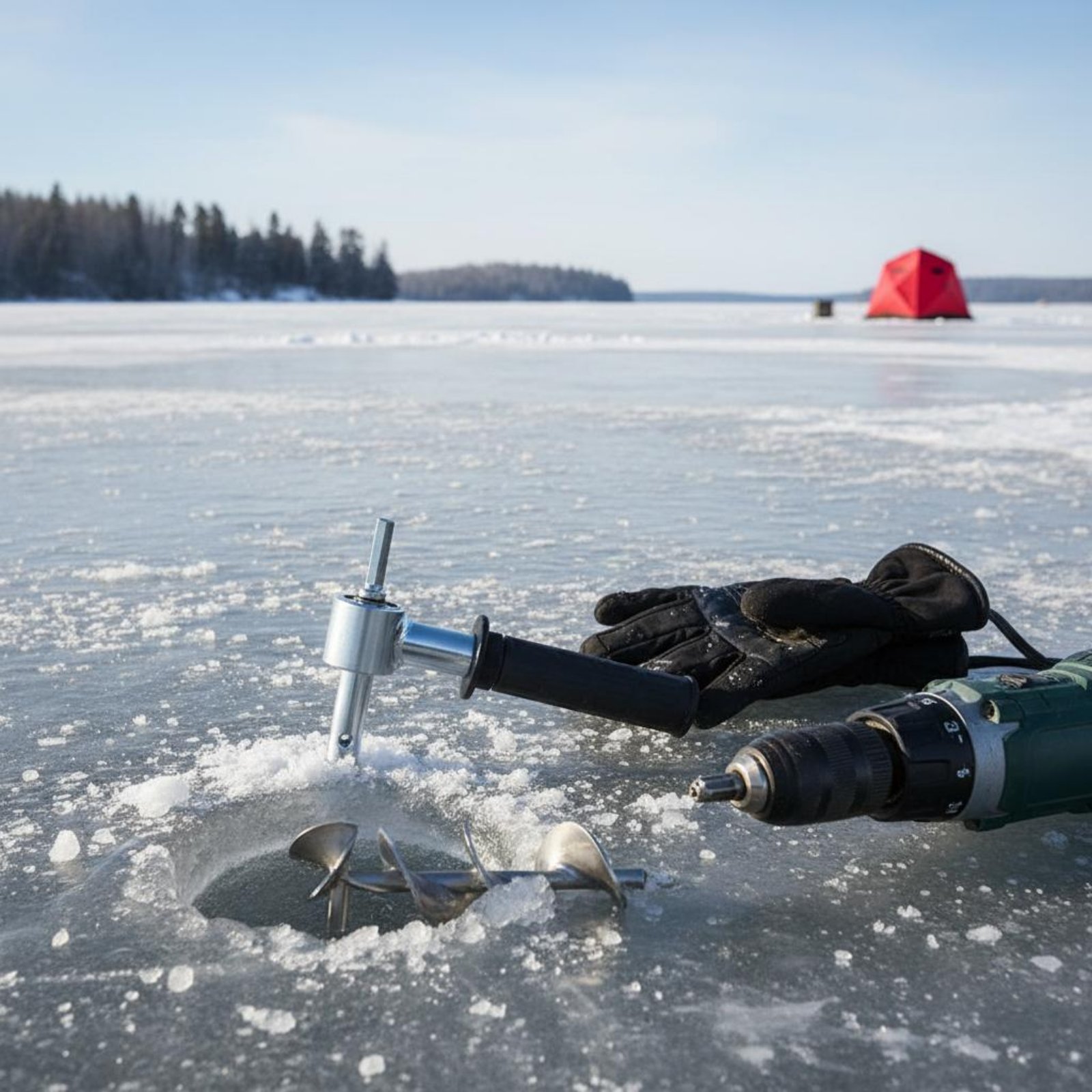Adaptateur de perceuse à glace - Fishing avis et prix
