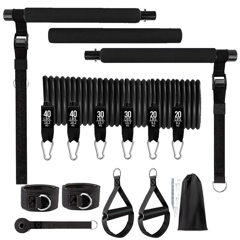 Bandes de résistance de 180 lb - Pilates Bar Kit With Resistance Bands avis et prix