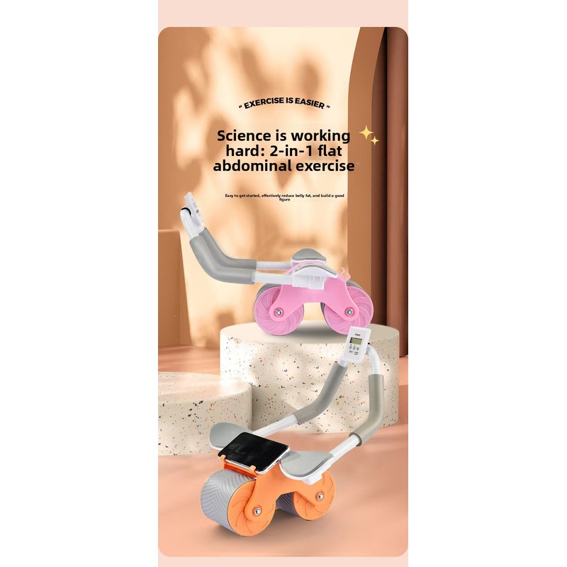 Roue abdominale à rebond autom - Ab Roller Wheel With Elbow Support avis et prix