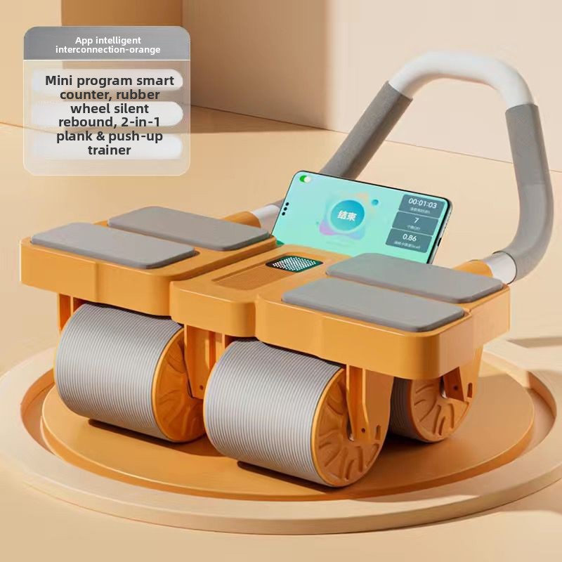 Rouleau abdominal à quatre rou - Ab Roller Wheel With Elbow Support avis et prix