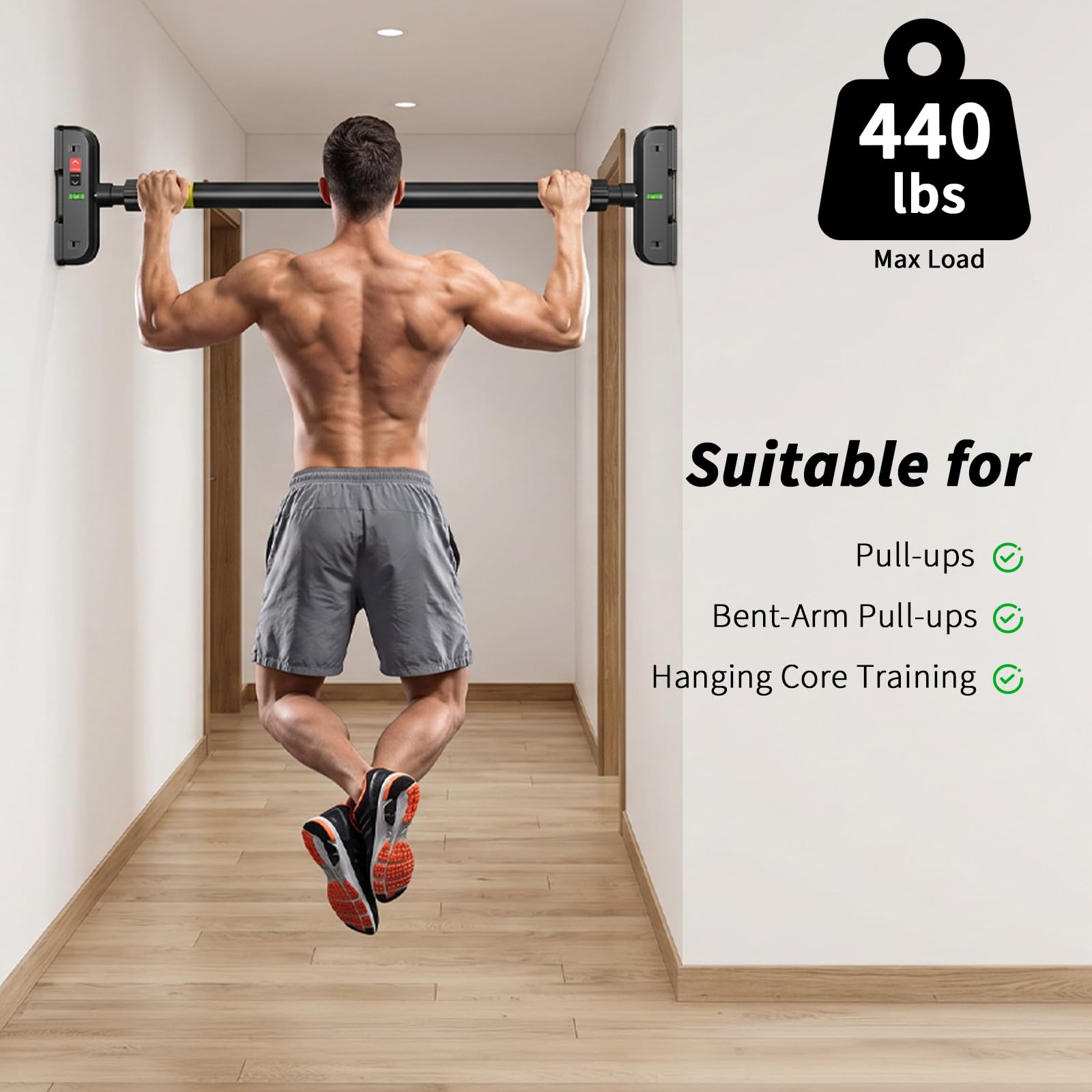 Barre de traction pour porte,  - Door Pull Up Bar No Screw avis et prix