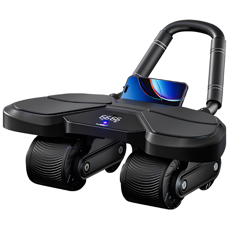 Rouleau de roue Ab noir avec s - Ab Roller Wheel With Elbow Support avis et prix