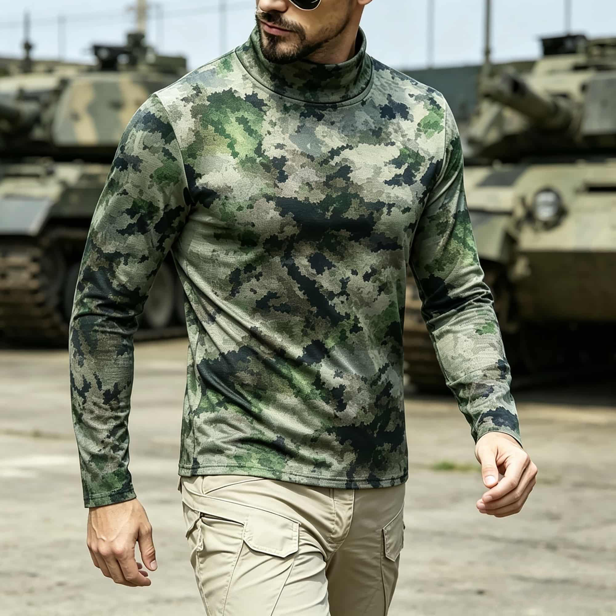 T-shirt tactique pour homme à  - Hiking avis et prix