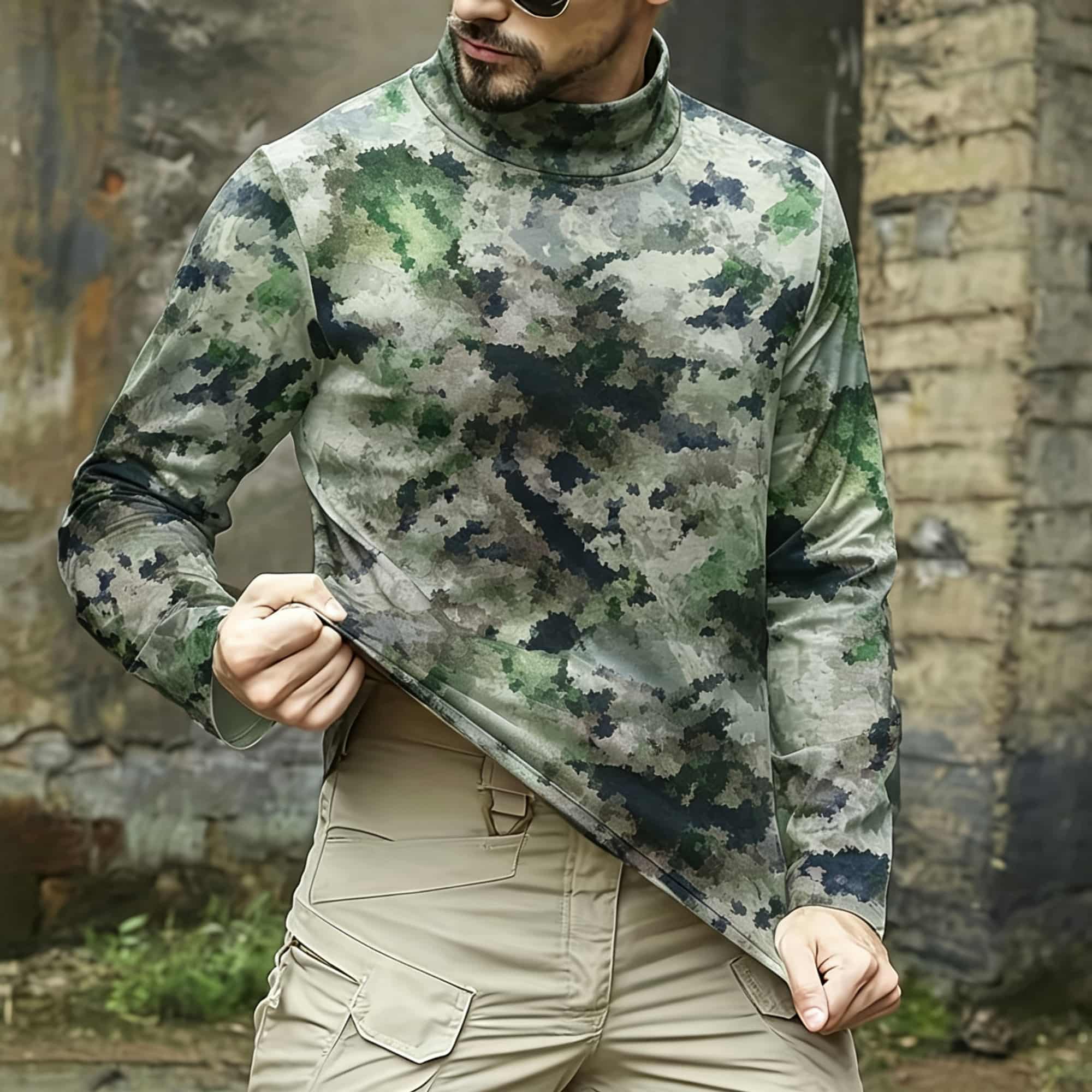 T-shirt tactique pour homme à  - Hiking avis et prix
