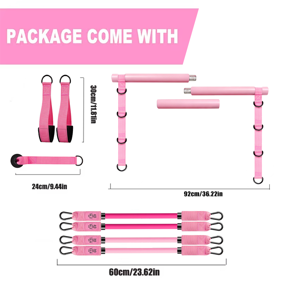 Kit de barre de Pilates multif - Pilates Bar Kit With Resistance Bands avis et prix