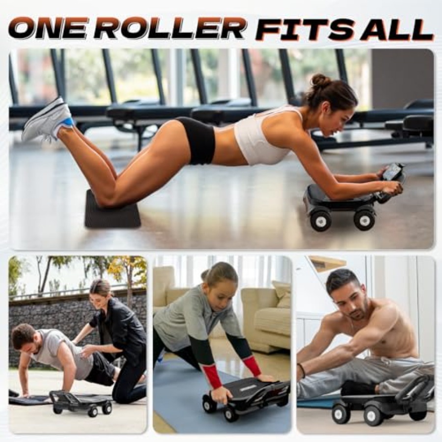 Roue abdominale pour entraînem - Ab Roller Wheel With Elbow Support avis et prix